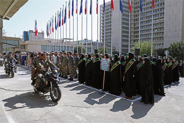 صبحگاه مشترک بسیجیان صنعت نفت 1