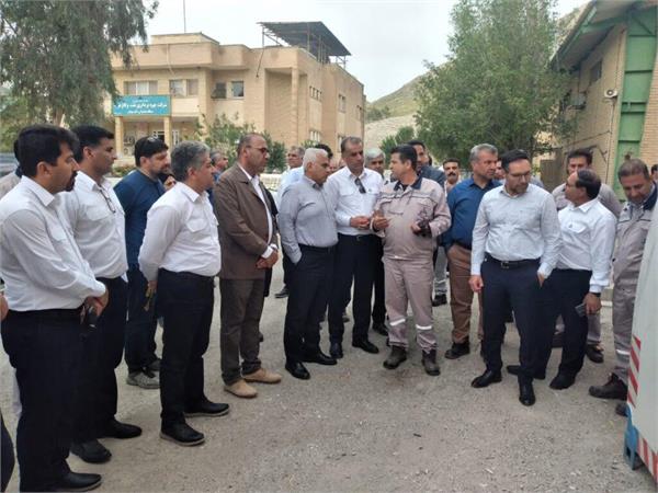 بازدید مدیرعامل شرکت نفت مناطق مرکزی ایران از مناطق عملیاتی نفت شهر و تنگ بیجار 2
