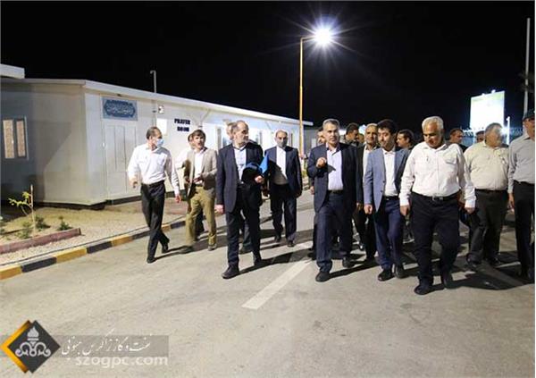 بازدید مدیر عامل نفت مناطق مرکزی ایران از منطقه عملیاتی پارسیان 43