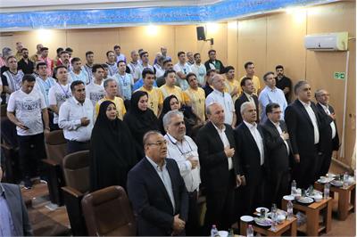 گرامیداشت روز آتش نشانی و ایمنی با حضور مدیران، روسای مناطق عملیاتی، روسای ستادی و ادارات HSE ستاد و مناطق عملیاتی