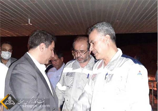 بازدید مدیرعامل شرکت نفت مناطق مرکزی ایران از پالایشگاه گاز ایلام 2