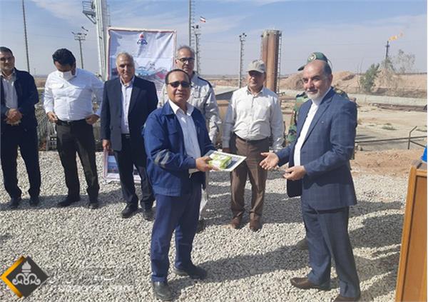 مانور مقابله با نشت نفت و گاز و آتش سوزی در تاسیسات نفت شهر برگزار شد 9