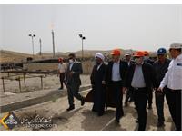 بازدید مدیرعامل شرکت نفت مناطق مرکزی ایران و هیات همراه از میدان نفتی خشت 5