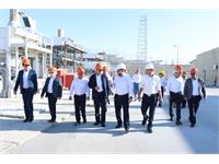 بازدید مهندس میرباقری از منطقه عملیاتی نار و کنگان 8