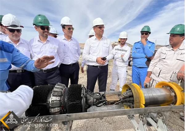 نخستین توپک هوشمند تمام ایرانی در میدان گازی تابناک با موفقیت رانده شد 4