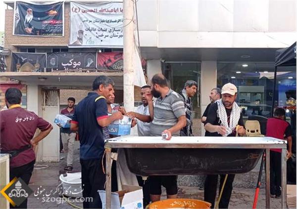 خدمت‌رسانی شرکت بهره برداری نفت و گاز شرق به‌ زائران اربعین حسینی 6