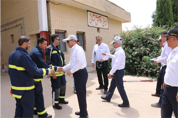 بازدید مدیر عامل از منطقه سروستان 9