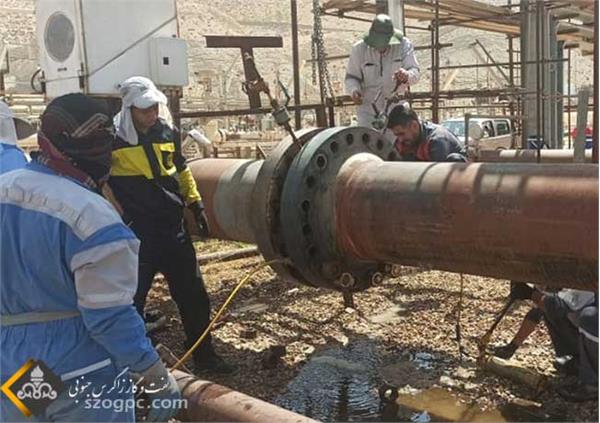 تعمیرات اساسی منطقه عملیاتی تنگ بیجار 2