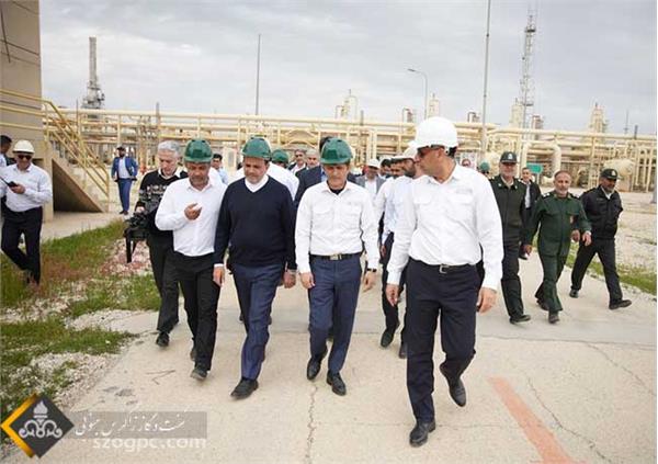 بازدید مدیرعامل شرکت ملی نفت ایران از تأسیسات شرکت نفت مناطق مرکزی ایران در استان فارس 10