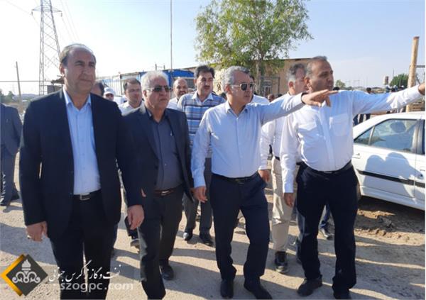 گزارش تصویری بازدید مدیرعامل شرکت نفت مناطق مرکزی ایران از منطقه عملیاتی چشمه خوش 3