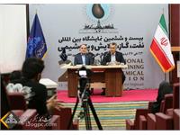 نشست خبری مدیرعامل شرکت نفت مناطق مرکزی ایران در نمایشگاه نفت، گاز، پالایش و پتروشیمی 14