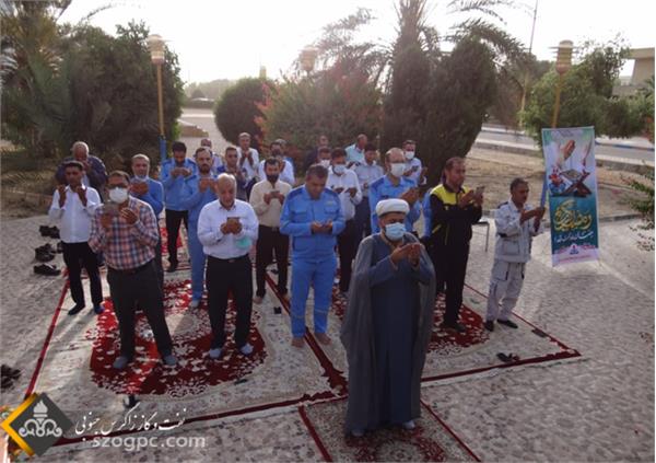 نماز عید سعید فطر منطقه عملیاتی پارسیان 4