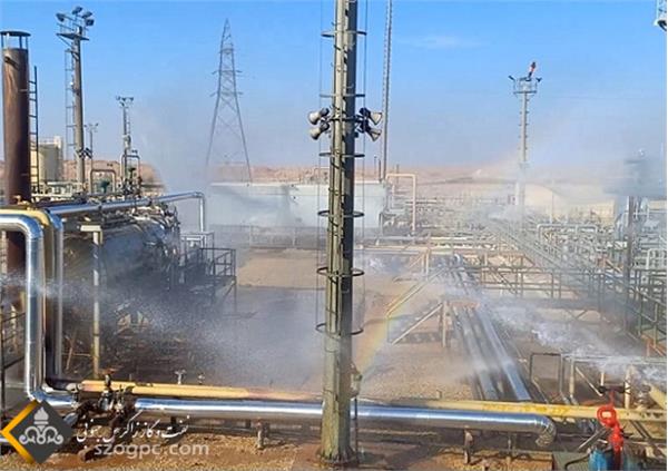 مانور مقابله با نشت نفت و گاز و آتش سوزی در تاسیسات نفت شهر برگزار شد 1