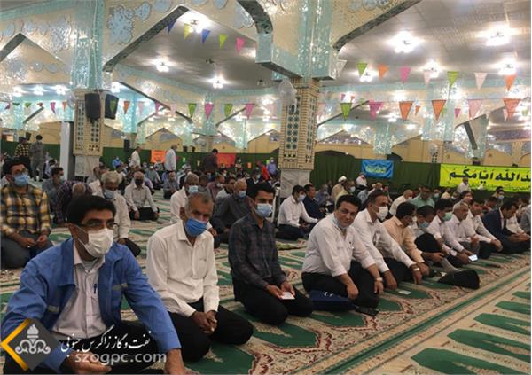 نماز عید سعید فطر منطقه عملیاتی پارسیان 2