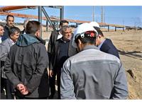 بازدید مدیرعامل شرکت ملی نفت ایران از میدان گازی توس 5