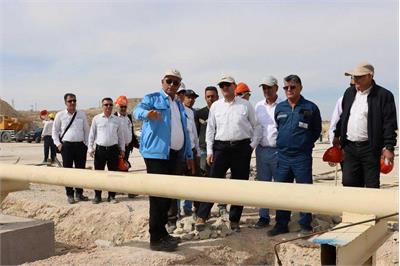 بازدید مدیر عامل شرکت زاگرس جنوبی و هیات همراه از منطقه عملیاتی پارسیان