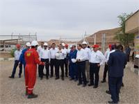 بازدید مدیر عامل نفت مناطق مرکزی ایران از پروژه های احداث ایستگاه تقویت فشار چشمه خوش ، دهلران و نیز میدان دانان 8