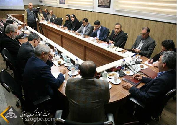 برگزاری مراسم معارفه سرپرست مهندسی سیستم ها و بهره وری شرکت نفت مناطق مرکزی ایران 9