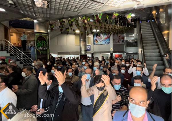 میزبانی شرکت بهره برداری نفت و گاز زاگرس جنوبی از شهید گمنام 3