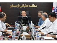بازدید سرپرست شرکت زاگرس جنوبی از منطقه عملیاتی پارسیان 9