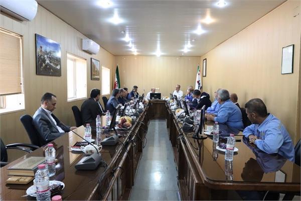 بازدید مدیرعامل و جمعی از مدیران و روسای اداری از ناحیه آغار 21