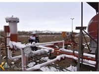 تلاش کارکنان نفت و گاز شرق در تولید پایدار گاز در شمال شرق کشور در شرایط سرد زمستانی+تصویر 5