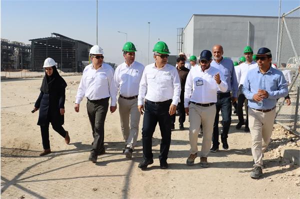 بازدید مدیر عامل شرکت نفت مناطق مرکزی ایران از منطقه عملیاتی پارسیان 9