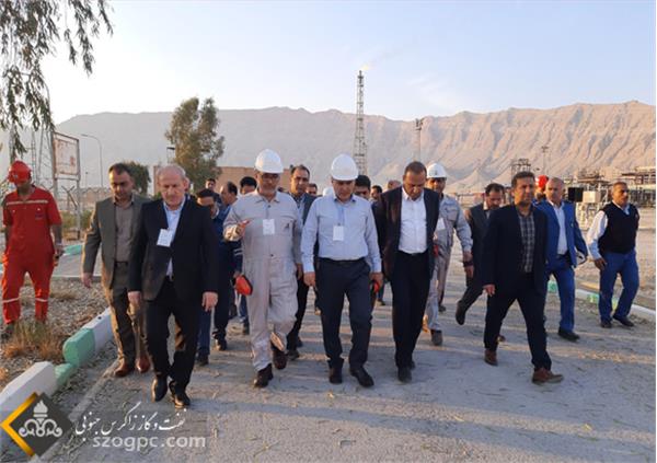 بازدید مدیرعامل شرکت نفت مناطق مرکزی ایران و هیات همراه از منطقه عملیاتی تنگ بیجار 18