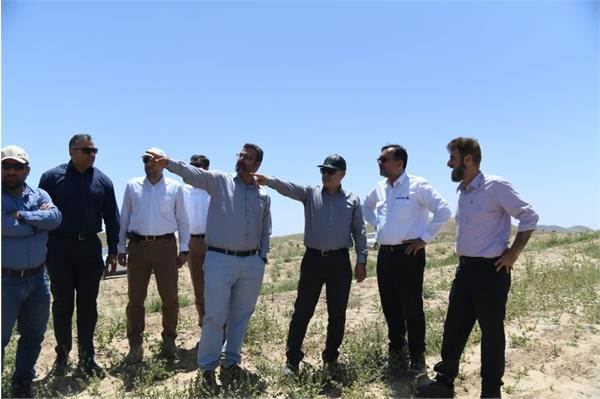 بازدید مدیر عامل شرکت نفت مناطق مرکزی ایران از پروژه توسعه میدان گازی توس 5