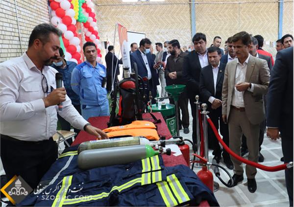 مراسم تجلیل از کارکنان ایمنی و آتش نشانی زاگرس جنوبی برگزار شد . 28