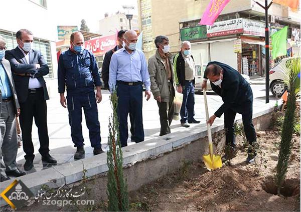 استقبال زاگرس جنوبی با کاشت نهای در روز درختکاری 26