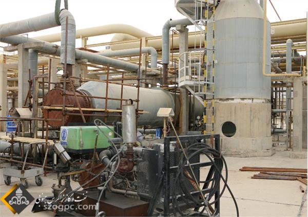 تعمیر اضطراری مبدل حرارتی واحد تثبیت مایعات پالایشگاه گازی فراشبند 2