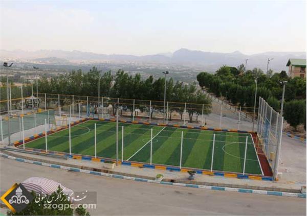 افتتاح مجموعه ورزشی روباز در منطقه عملیاتی نارو کنگان