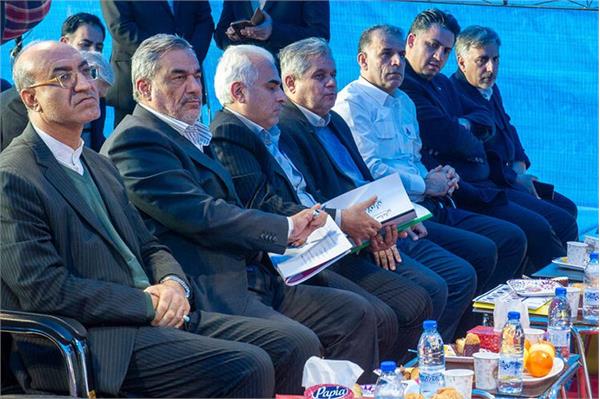 آیین آغاز طرح توسعه میادین نفتی سومار، سامان و دلاوران 3