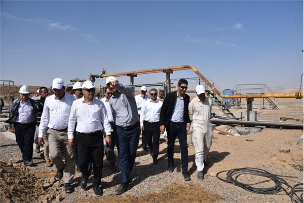بازدید از طرح توسعه میدان توس مدیر عامل شرکت نفت مناطق مرکزی ایران 9