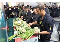 میزبانی شرکت بهره برداری نفت و گاز زاگرس جنوبی از شهید گمنام 19