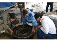 تعمیرات اساسی توربین SGT-400  ایستگاه تقویت فشار گاز منطقه عملیاتی نار و کنگان 2