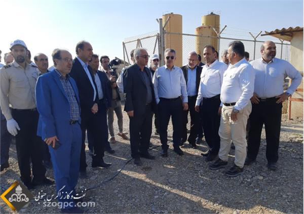 گزارش تصویری بازدید مدیرعامل شرکت نفت مناطق مرکزی ایران از منطقه عملیاتی چشمه خوش 7