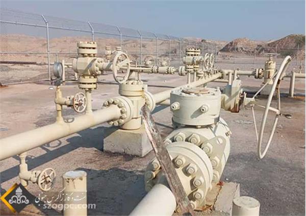 مدار تولید چاه شماره ۴۴ دهلران 7