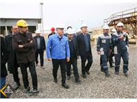 بازدید مدیر عامل نفت مرکزی از منطقه عملیاتی سراجه قم 12