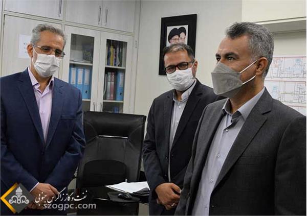 بازدید مدیرعامل شرکت نفت مناطق مرکزی ایران از ستاد شرکت بهره برداری نفت و گاز شرق 2