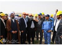 بازدید مدیرعامل شرکت نفت مناطق مرکزی ایران و هیات همراه از میدان نفتی خشت 9