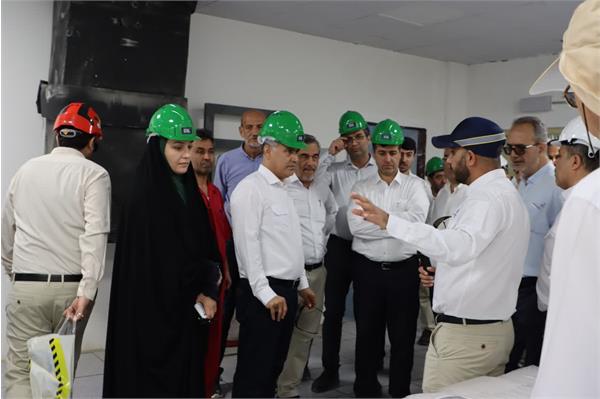 بازدید مدیر عامل شرکت نفت مناطق مرکزی ایران از منطقه عملیاتی پارسیان 12