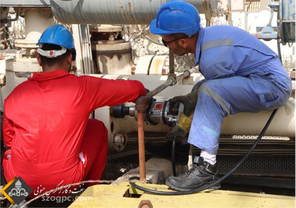 تداوم تعمیرات اساسی و ایمن سازی مراکز تفکیک در منطقه عملیاتی نار و کنگان 14