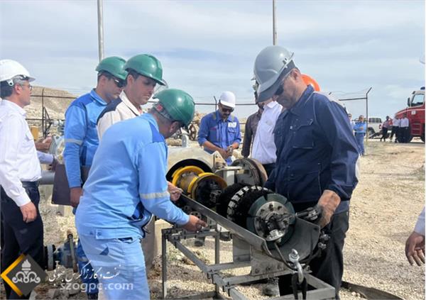 نخستین توپک هوشمند تمام ایرانی در میدان گازی تابناک با موفقیت رانده شد 7