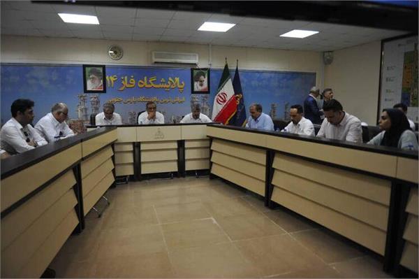 بازدید معاون وزیر نفت از فاز ۱۴ پارس جنوبی 15