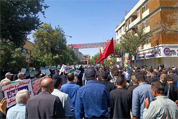 مراسم تشییع شهدای عملیات تروریستی حرم مطهر شاهچراغ (ع) 5