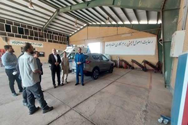 بازدید مدیر ورزش شرکت ملی نفت ایران از منطقه عملیاتی سراجه قم