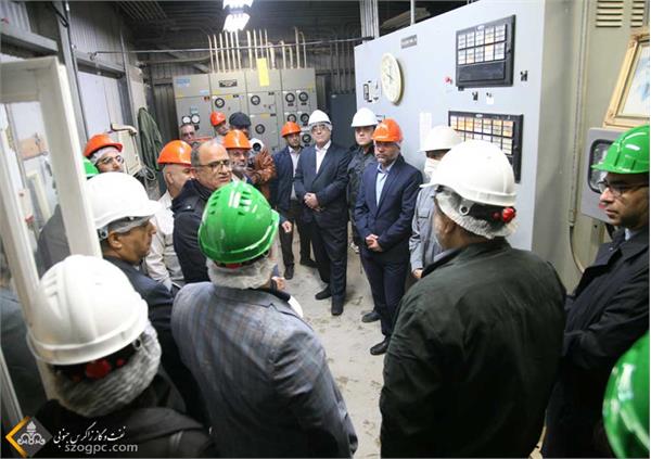 بازدید روسای روابط عمومی شرکت های تابعه ملی نفت ایران از منطقه عملیاتی خانگیران 6