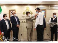 اعطای سردوشی به آتش نشانان نفت و گاز زاگرس جنوبی 8